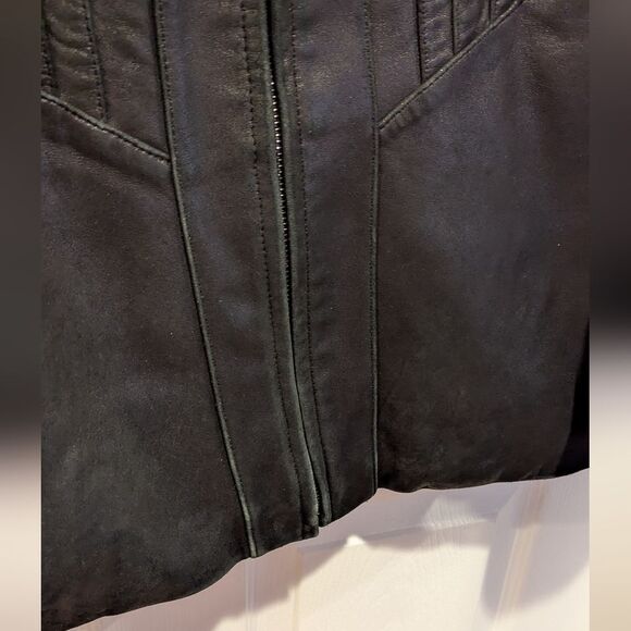Avanti New York Size 1X Genuine Leather Black Jacket - Picture 6 of 9